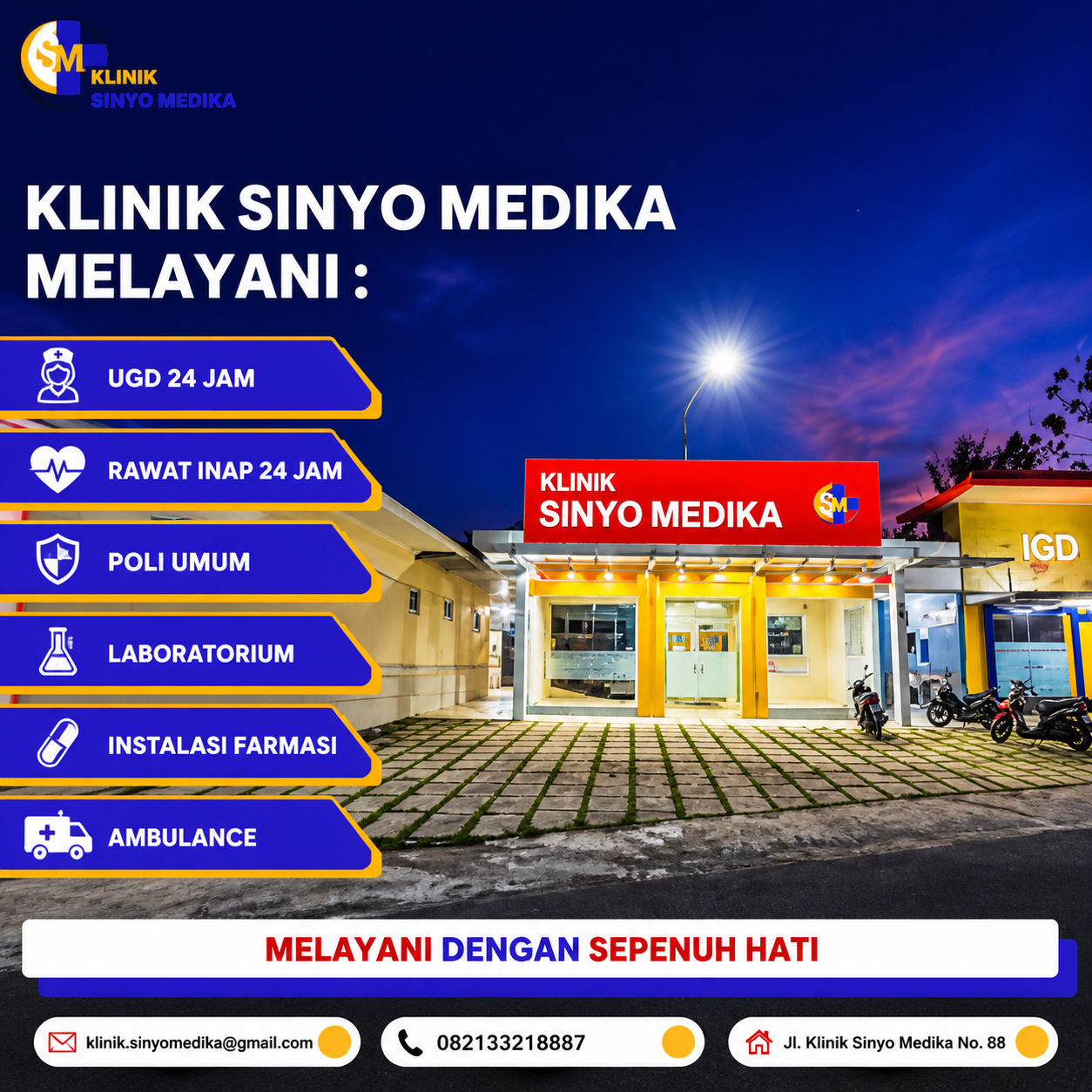 Klinik Sinyo Medika - servizi 24h